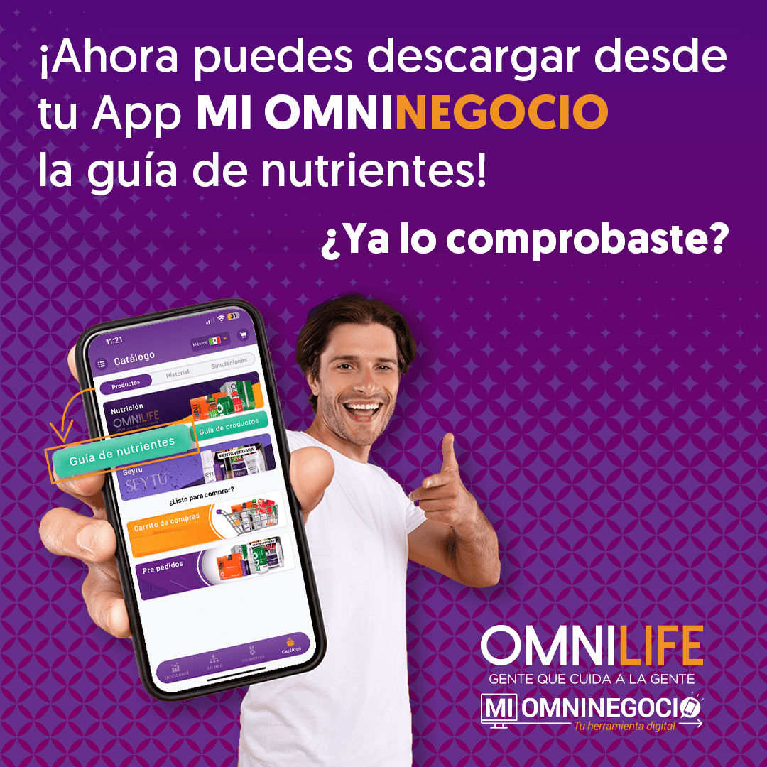 Consulta tu guia de nutrientes